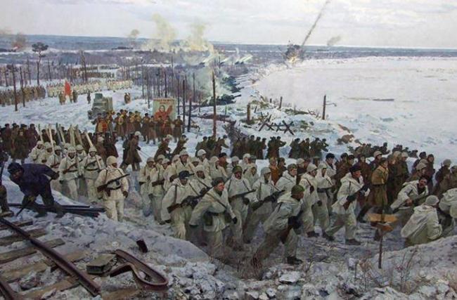 Диорама прорыв блокады Ленинграда